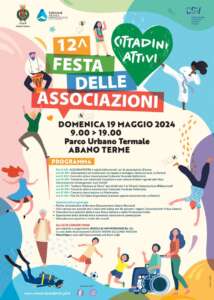 Locandina Festa delle Associazioni 2024 Abano Terme