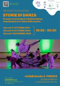 Alice per i D.A., propone il laboratorio "Storie di Danza", pensato per ragazze e ragazzi dai 15 ai 25 anni