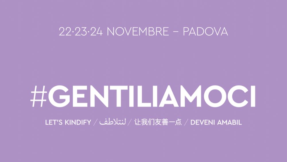 Dal 22 al 24 novembre 2024, Padova ospiterà il primo evento interamente dedicato alla gentilezza