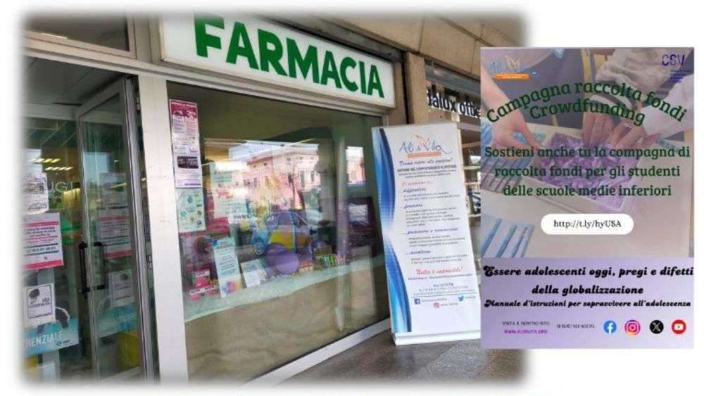 "INCONTRIAMOCI...in FARMACIA" Punto Informativo Disturbi Alimentari e presentazione progetto ESSERE ADOLESCENTI OGGI