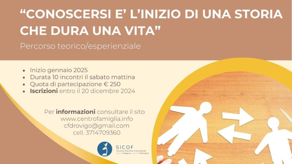 La psicologa e psicoterapeuta Chiara Gianfrotta conduce dieci incontri teorici ed esperienziali sulle relazioni sane