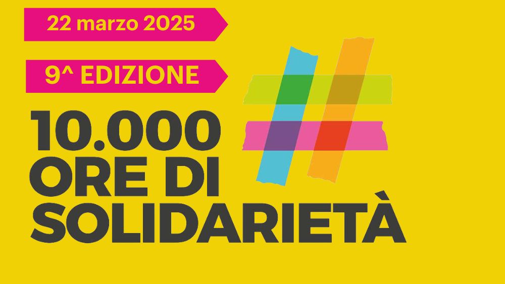 Sabato 22 marzo si svolgerà la 9a edizione di "10.000 Ore di Solidarietà" in contemporanea a Padova e Rovigo.