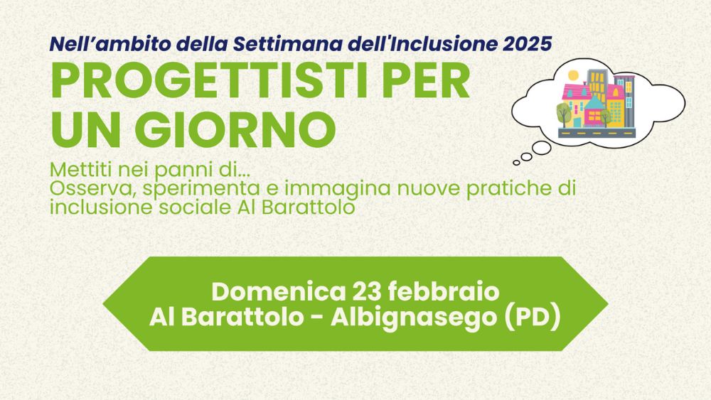 Mettiti nei panni di... Osserva, sperimenta e immagina nuove pratiche di inclusione sociale presso il chiosco bar Al Barattolo